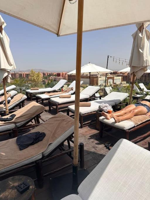 Appartement Centre Gare Gueliz Chic Et Cosy De Marrakech مراكش المظهر الخارجي الصورة